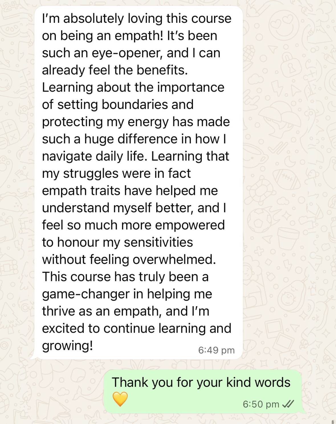 RRR Testimonial 2